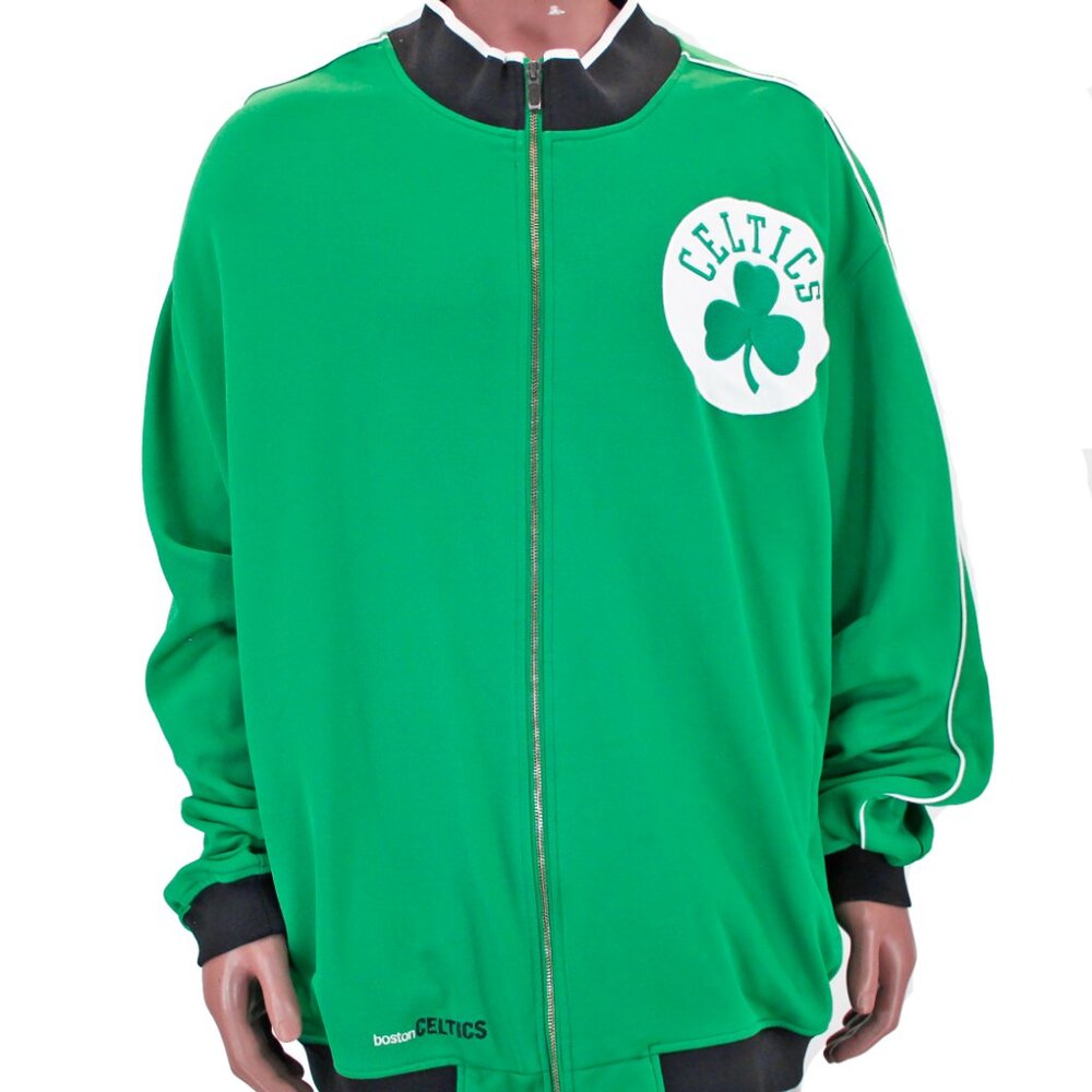 NBA FUSION BOSTON CELTICS MEN'S PRE-GAME TOP: Size 4 XL